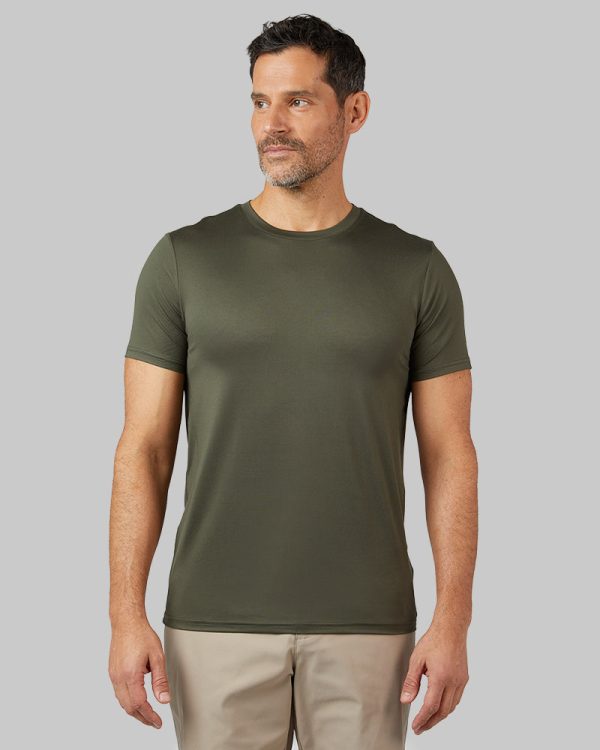 MEN'S COOL CLASSIC CREW T-SHIRT - OREGANO / XXL at 32 Degrees