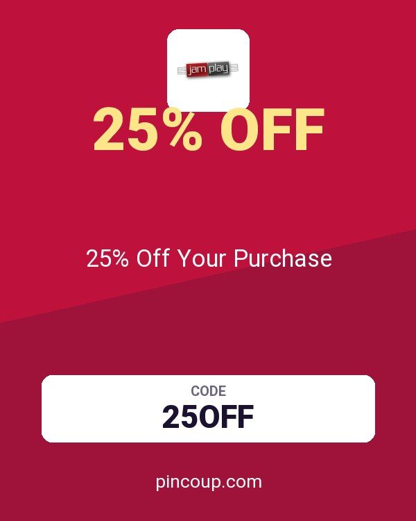 JamPlay coupon: 25% Off Your Purchase