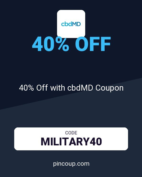 40% Off with cbdMD Coupon