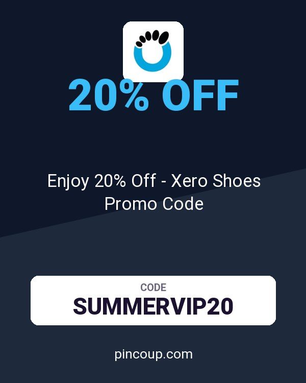 Enjoy 20% Off - Xero Shoes Promo Code