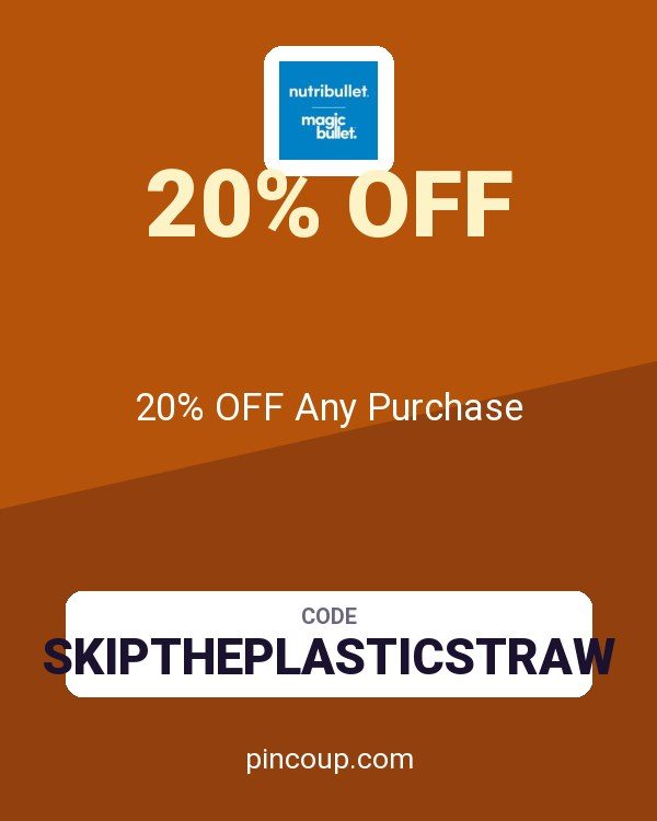 Nutribullet coupon: 20% OFF Any Purchase