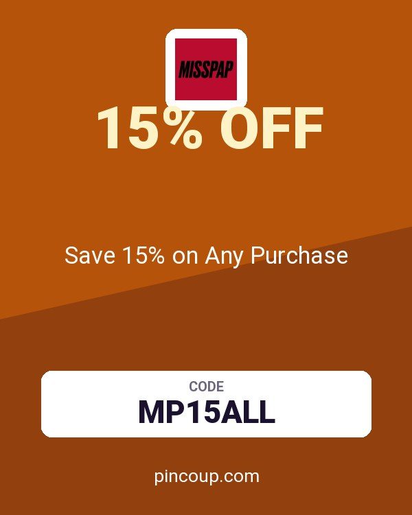 Misspap UK & IE coupon: Save 15% on Any Purchase