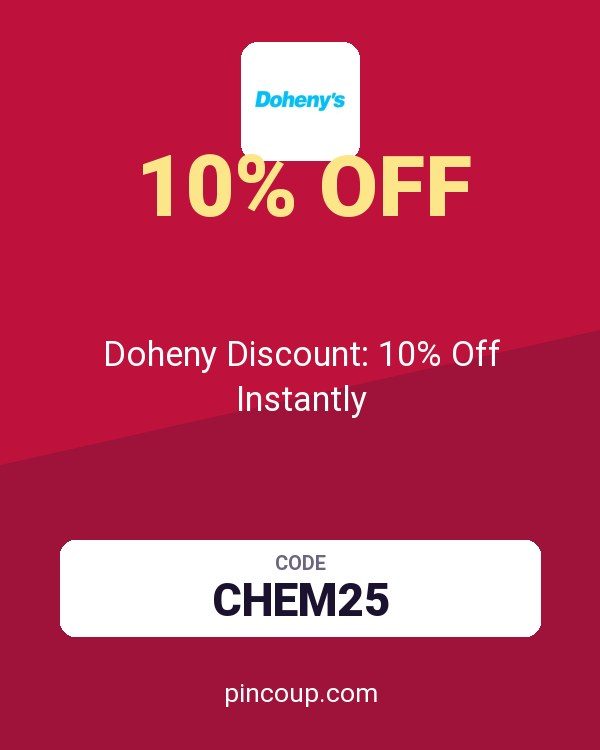 Doheny's LLC coupon: Doheny Discount: 10% Off Instantly