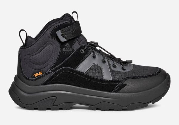 TEVA Men's Hurricane Daybreaker Mid Hiking Boot in Black, Size 13