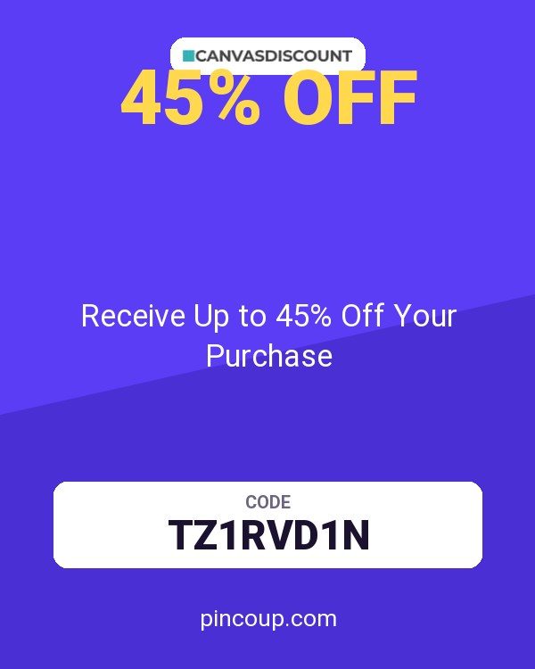 Canvasdiscount coupon: Receive Up to 45% Off Your Purchase