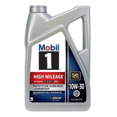 Mobil 1 High Mileage Motor Oil 10w30 Full Synthetic 5 Qt Us at NAPA (Auto)
