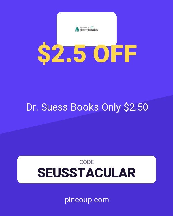 ThriftBooks coupon: Dr. Suess Books Only $2.50