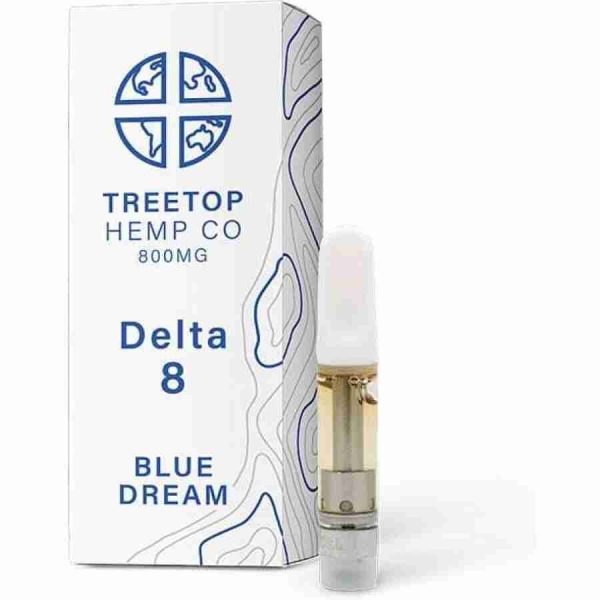 TreeTop Blue Dream 1g Delta 8 Cartridge at D8 Super Store