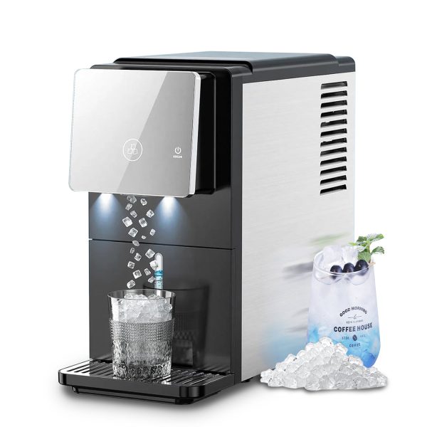 COWSAR Silent Nugget Ice Maker – 33 lbs/24H, Self-Cleaning, 1.8L Tank at Kismile