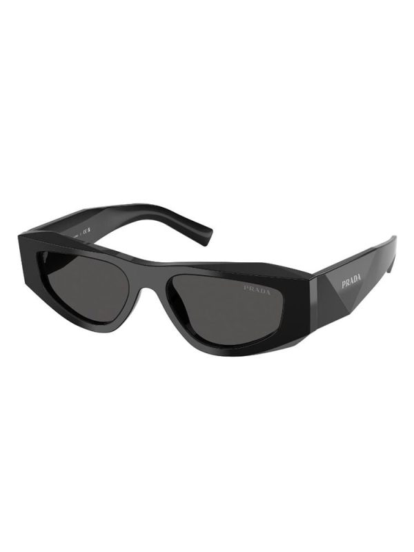 Prada 0PR Acetate Frame Sunglasses — Black at italist.com