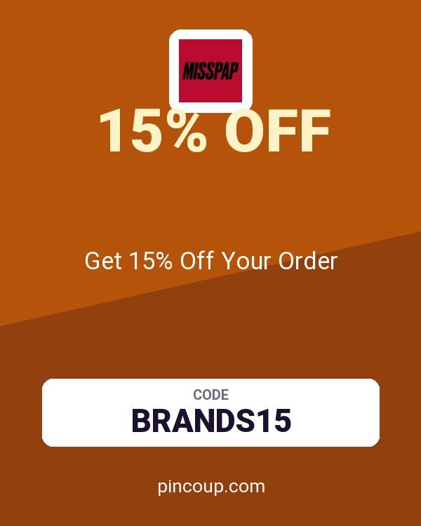 Misspap UK & IE coupon: Get 15% Off Your Order