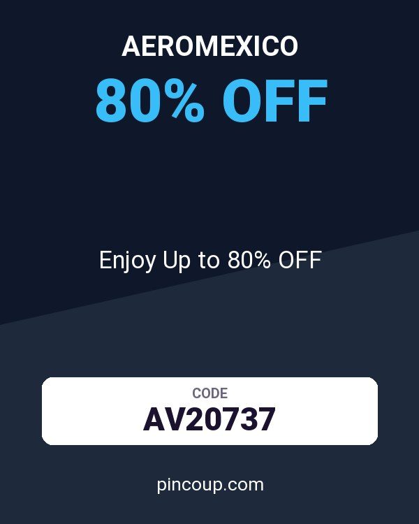AeroMexico coupon: Enjoy Up to 80% OFF