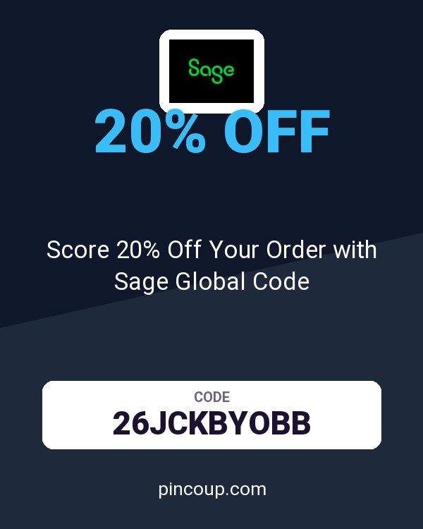 Score 20% Off Your Order with Sage Global Code