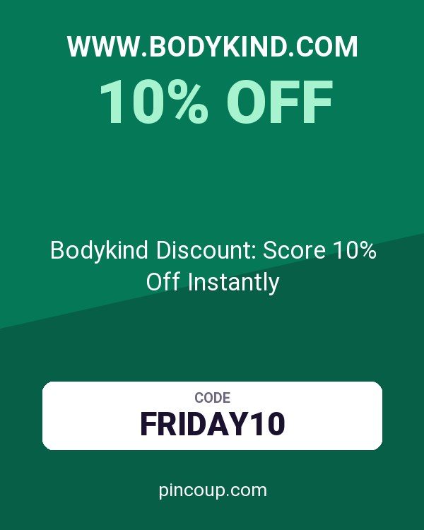 www.bodykind.com coupon: Bodykind Discount: Score 10% Off Instantly