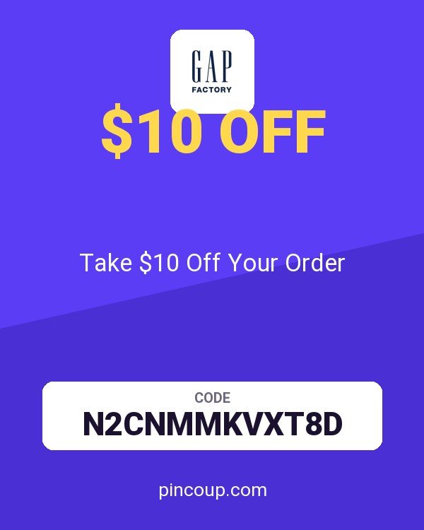 Gap Factory coupon: Take $10 Off Your Order