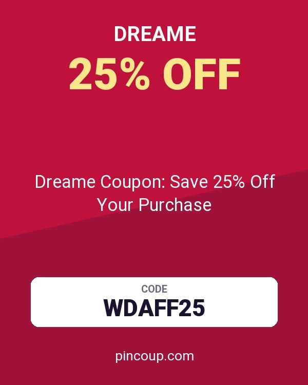 Dreame Coupon: Save 25% Off Your Purchase
