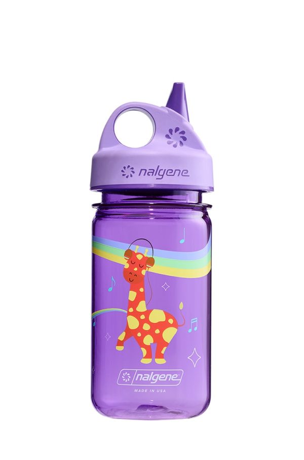12oz Kids Grip-N-Gulp with Graphics (Graphic: Musical Giraffe) at Nalgene