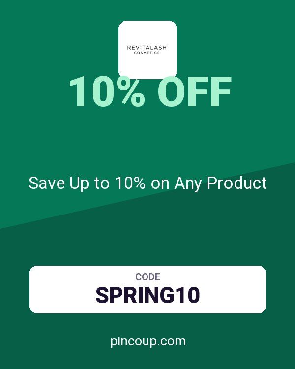 RevitaLash Cosmetics coupon: Save Up to 10% on Any Product