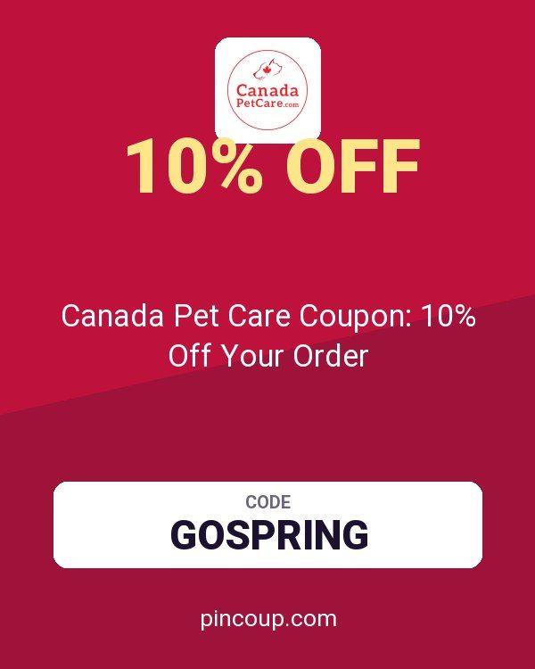 Canada Pet Care Coupon: 10% Off Your Order