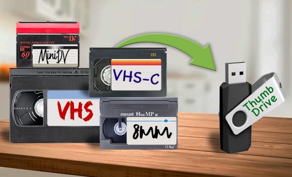 $8 Videotape Transfer to Thumbdrive at Groupon North America