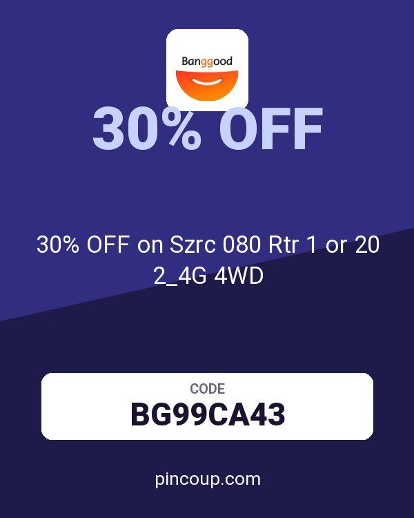 Banggood DE coupon: 30% OFF on Szrc 080 Rtr 1 or 20 2_4G 4WD