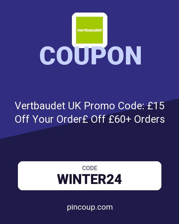 Vertbaudet UK Promo Code: £15 Off Your Order£ Off £60+ Orders
