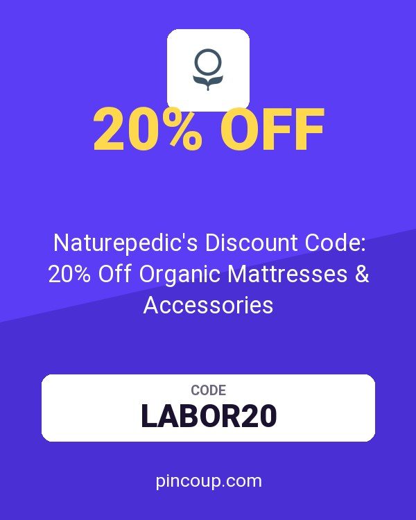 Naturepedic's Discount Code: 20% Off Organic Mattresses & Accessories