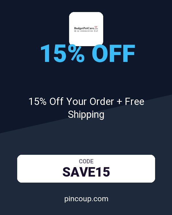 BudgetPetCare.com coupon: 15% Off Your Order + Free Shipping
