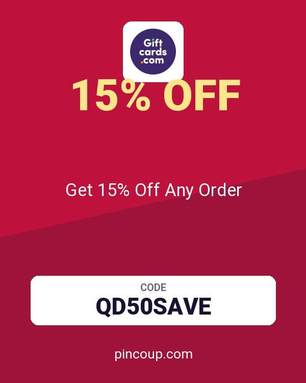GiftCards.com coupon: Get 15% Off Any Order