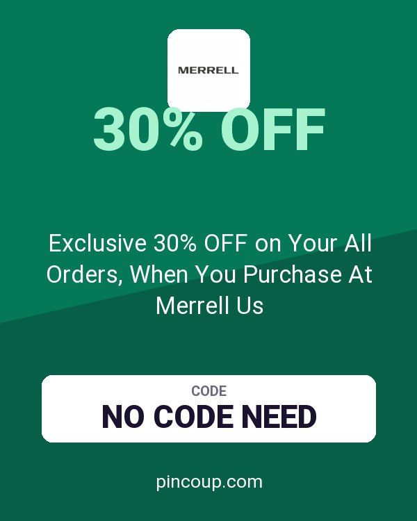 Exclusive 30% OFF on Your All Orders, When You Purchase At Merrell Us