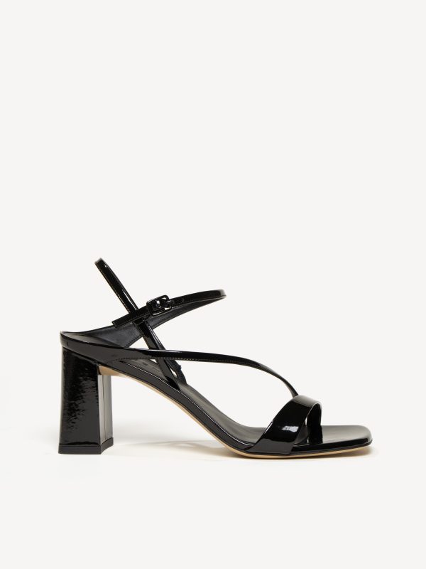 M.Gemi The Corinna Women's Sandals, Size 36 in Black Patent
