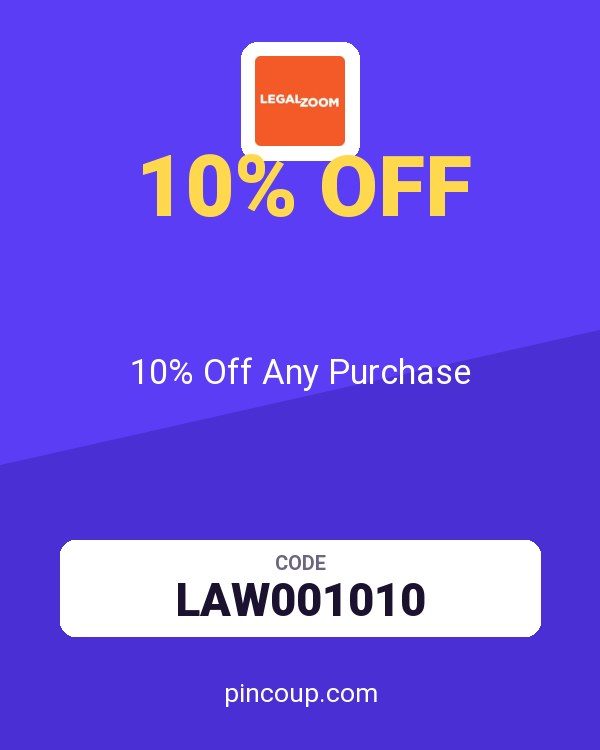 LegalZoom coupon: 10% Off Any Purchase