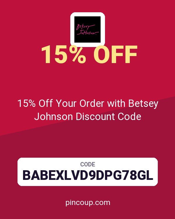 15% Off Your Order with Betsey Johnson Discount Code
