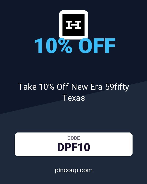 Hat Club coupon: Take 10% Off New Era 59fifty Texas