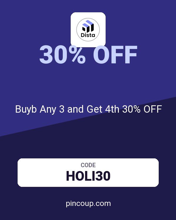 Distacart coupon: Buyb Any 3 and Get 4th 30% OFF