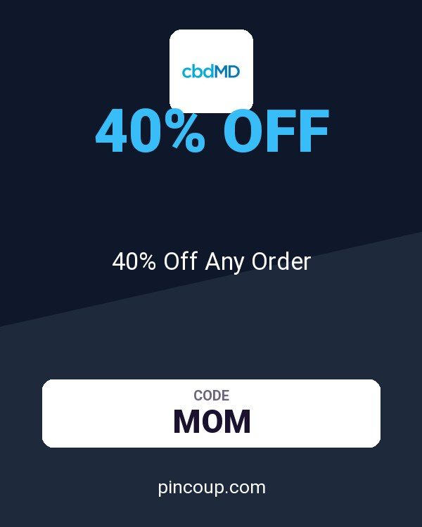 cbdMD coupon: 40% Off Any Order