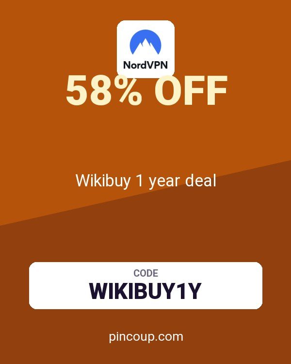 NordVPN coupon: Wikibuy 1 year deal