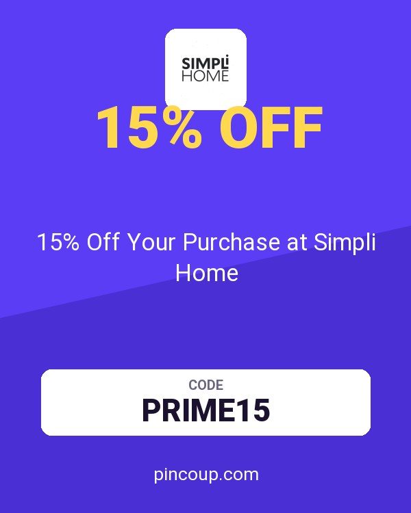 15% Off Your Purchase at Simpli Home