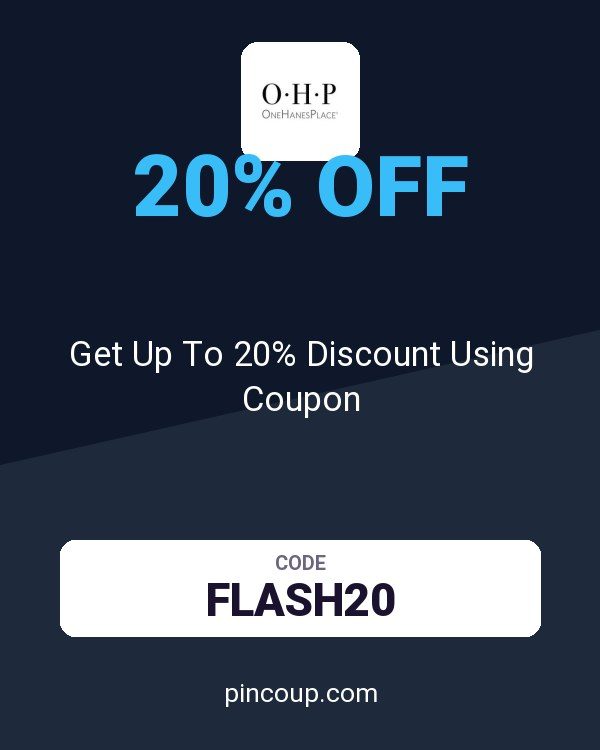 OneHanesPlace.com: Get Up To 20% Discount Using Coupon