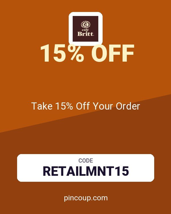 Cafe Britt coupon: Take 15% Off Your Order