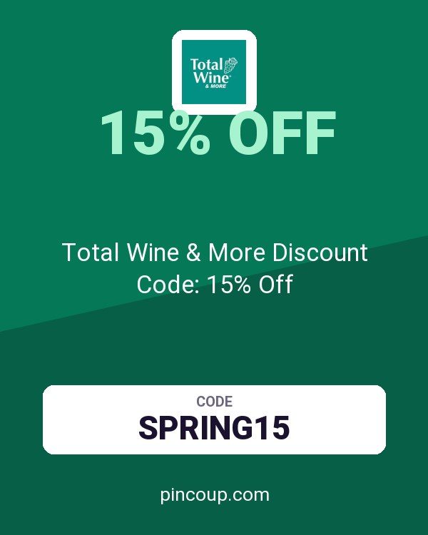 Total Wine & More Discount Code: 15% Off