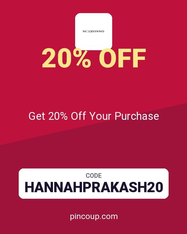 Scarosso Srl coupon: Get 20% Off Your Purchase