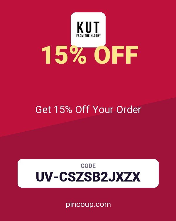 Kut from the Kloth coupon: Get 15% Off Your Order