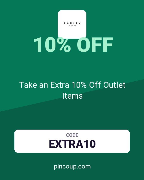 Radley coupon: Take an Extra 10% Off Outlet Items