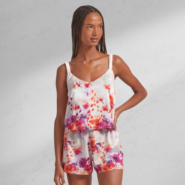 Floral Ombre Silk Short - Floral Ombre / MD at Kassatex