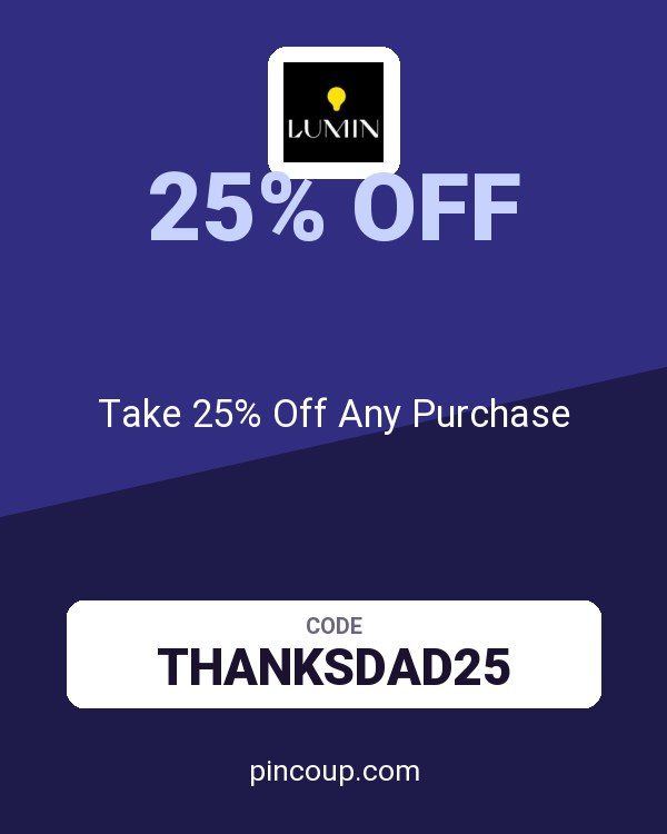 Lumin coupon: Take 25% Off Any Purchase