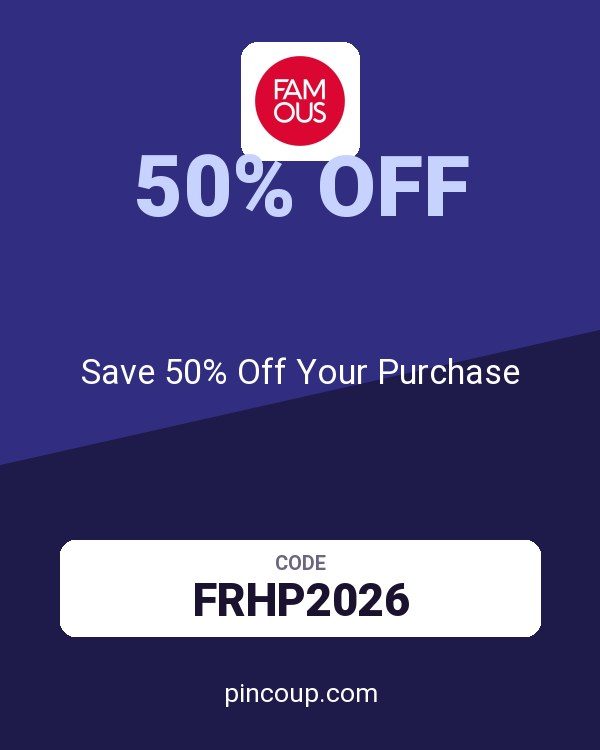 Famous Footwear coupon: Save 50% Off Your Purchase