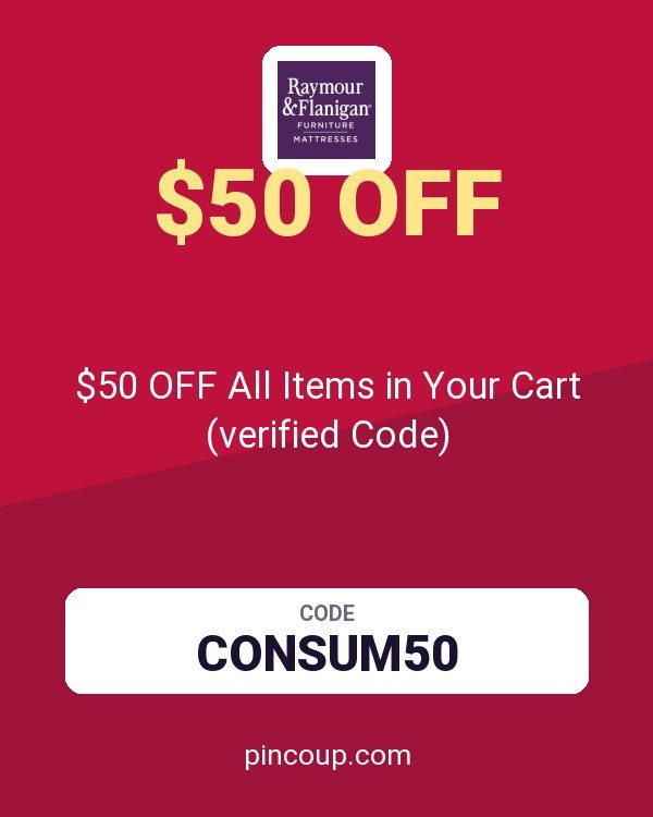 Raymour & Flanigan coupon: $50 OFF All Items in Your Cart (verified Code)