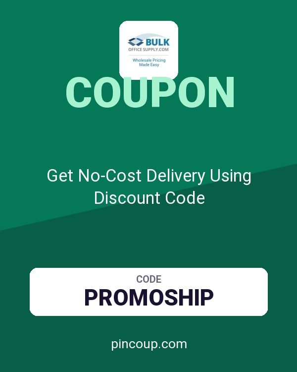 Bulk Office Supply coupon: Get No-Cost Delivery Using Discount Code