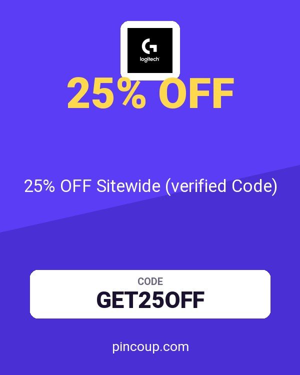 Logitech G coupon: 25% OFF Sitewide (verified Code)